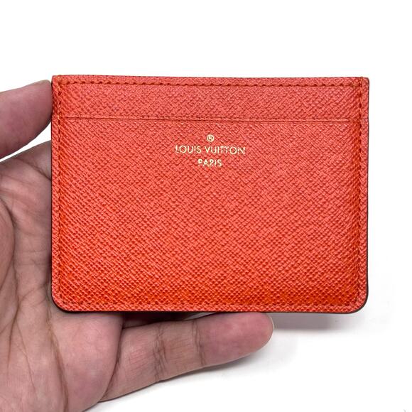 Louis Vuitton Orange Cardholder Wallet - Picture 5 of 11